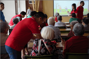 走进福利院，情暖老人心——新利体育供应链公益行